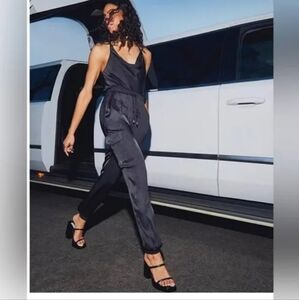 Steve Madden Satin Jumpsuit